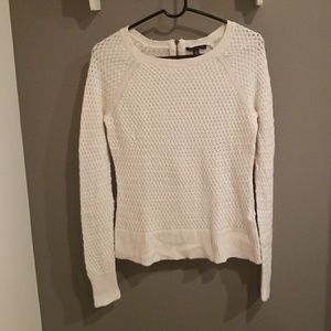 American Eagle cream knit sweater
